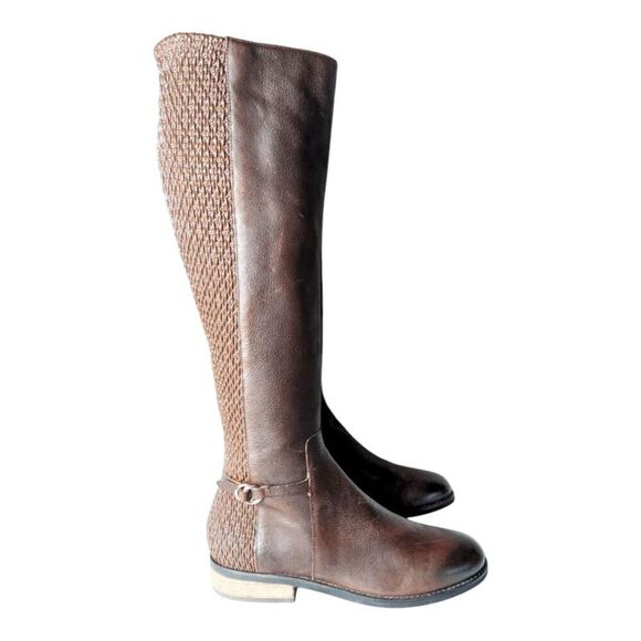 COLE HAAN Isabell Tall Brown Riding Boot Size 7B - Picture 2 of 9